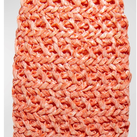 LELE SADOUGHI NWT AUTHENTIC WOVEN RAFFIA KNOTTED APRICOT COLOR HEADBAND - Picture 11 of 11